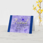 FIJNE VERJAARDAG VOOR MIJN ***BESTE VRIEND*** KAART (Gele Bloem)