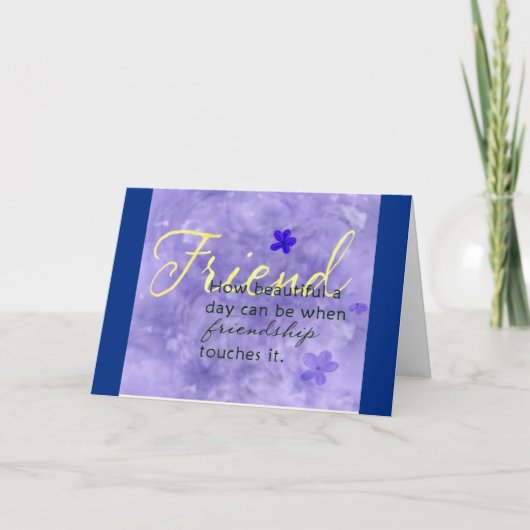 FIJNE VERJAARDAG VOOR MIJN ***BESTE VRIEND*** KAART (Voorkant)