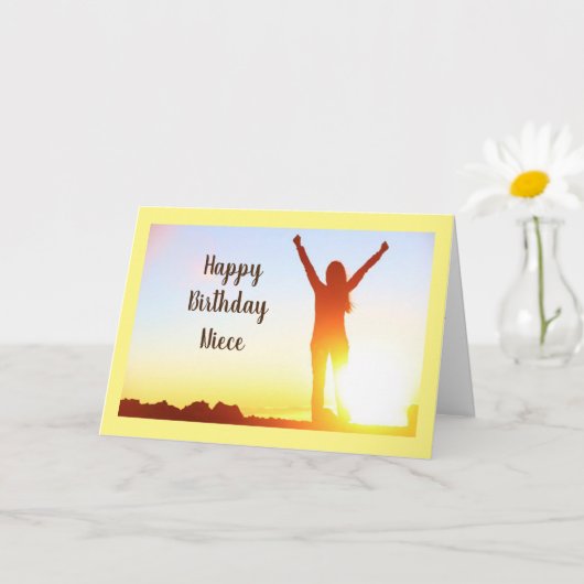 *** FIJNE VERJAARDAG** VOOR MIJN NICHTJE KAART (Kleine Plant)