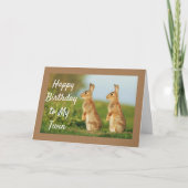 FIJNE VERJAARDAG VOOR MIJN "TWEELING" KAART (Voorkant)