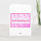 Fijne verjaardag voor mijn zuster, Cute Cupcake Kaart (Achterkant)