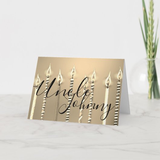 Fijne verjaardag voor oom kaart (Voorkant)