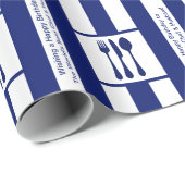 Fijne verjaardag voor 's werelds beste Chef en man Cadeaupapier (Rol Hoek)