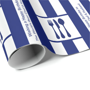 Fijne verjaardag voor 's werelds beste Chef en man Cadeaupapier