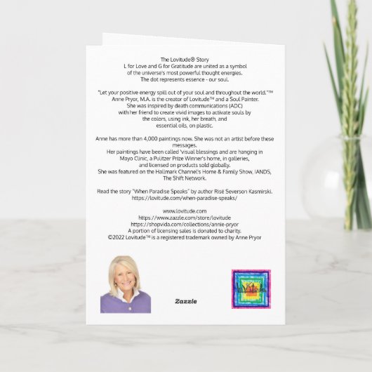 Fijne verjaardag voor u de lege Kaart van de Nota (Achterkant)