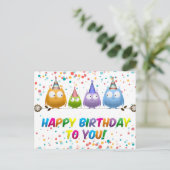 Fijne verjaardag voor u van Hoot Owls Briefkaart (Staand voorkant)