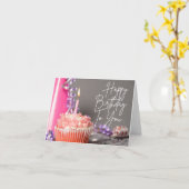 Fijne verjaardag voor uw geboortedag Kaart (Gele Bloem)