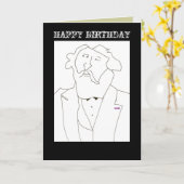 FIJNE VERJAARDAG - WENSKAART KAART (Gele Bloem)