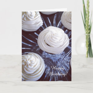 Fijne Verjaardags Cupcakes Met Glazuur Kaart