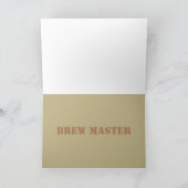 Fijne verjaardagsbrouwerij, bierbrouwerij kaart (Binnen)