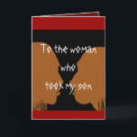 Fijne verjaardagsdochter Greeting car... Kaart<br><div class="desc">Voor de vrouw die mijn zoon meenam.. omdat ze de perfecte match was...  en hem veel geluk bracht...  een gelukkige verjaardag met een geweldige dochter in de wet! Al de tekst is verwisselbaar,  maar hier is een begin!</div>