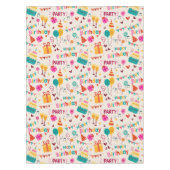 Fijne verjaardagsfeestdruk tafelkleed (Voorkant)