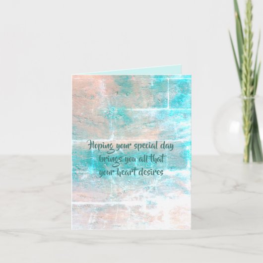 Fijne verjaardagskaart van dalDesignNZ Kaart (Voorkant)