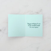 Fijne verjaardagskaart van dalDesignNZ Kaart (Binnen)