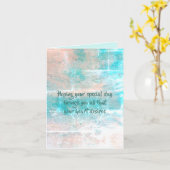 Fijne verjaardagskaart van dalDesignNZ Kaart (Gele Bloem)