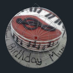 Fijne verjaardagstaart dartbord<br><div class="desc">Fijne verjaardagstaart</div>