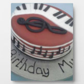 Fijne verjaardagstaart fotoplaat (Voorkant)