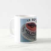 Fijne verjaardagstaart koffiemok (Voorkant links)