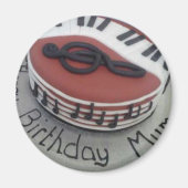 Fijne verjaardagstaart magneet (Voorkant)