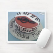 Fijne verjaardagstaart muismat (Met muis)