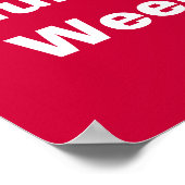 Fijne Verpleegsters Week! posters Personaliseer En (Hoek)