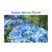 Fijne verpleegstersweek! ansichtkaarten Blauwe Hor
