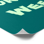 Fijne verpleegstersweek! Banner Poster Prints Roze (Hoek)