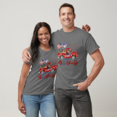 Fijne vierde juli Duitse herder Shepherd T-shirt (Unisex)