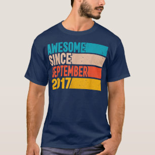 Fijne vijfde verjaardag 5 jaar oud Geweldige sinds T-shirt