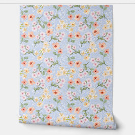 Fijne viooltjes behang