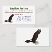 Fijne vliegende cartoon visitekaartje (Voorkant / Achterkant)