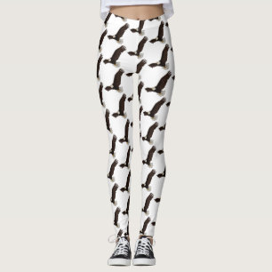 Fijne vliegende kale cartoon illustratie leggings