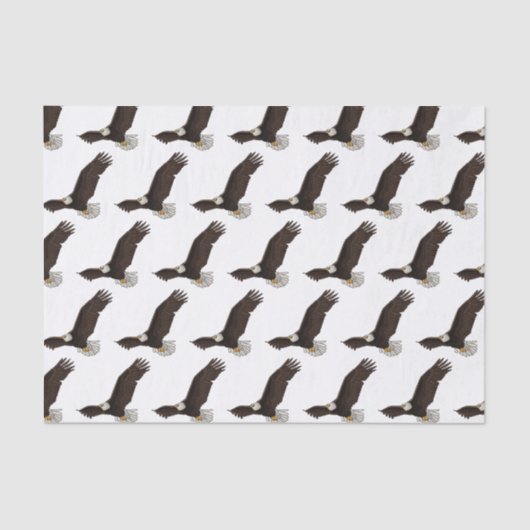 Fijne vliegende kale cartoon illustratie tissuepapier (Voorkant)