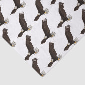 Fijne vliegende kale cartoon illustratie tissuepapier (Detail)