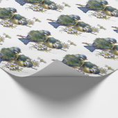 Fijne  vogels cadeaupapier (Hoek)