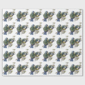 Fijne  vogels cadeaupapier (Vlak)