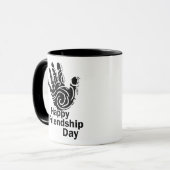 Fijne vriendschapsdag mok (Voorkant links)