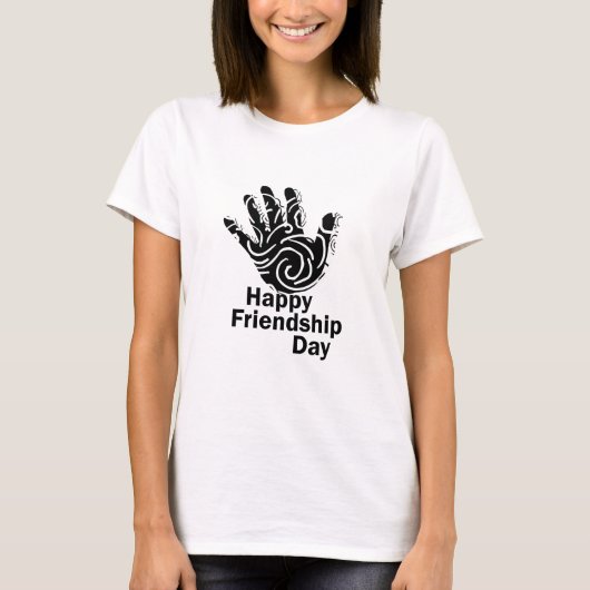 Fijne vriendschapsdag t-shirt (Voorkant)