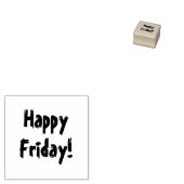 Fijne vrijdag! Tekst Rubberstempel (Gestempeld)