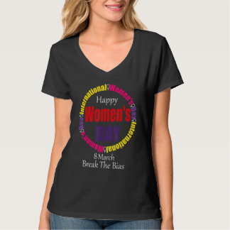 Fijne Vrouwendag 8 maart 2022 Internationale Vrouw T-shirt