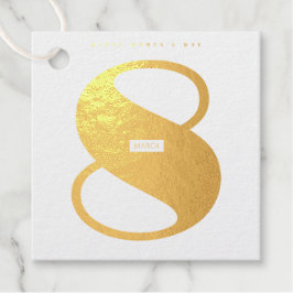 Fijne vrouwendag! 8 maart Internationale feestdag Bedankjes Labels