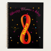 Fijne Vrouwendag 8 maart Planner (Voorkant)
