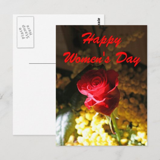 Fijne Vrouwendag Briefkaart (Voorkant / Achterkant)