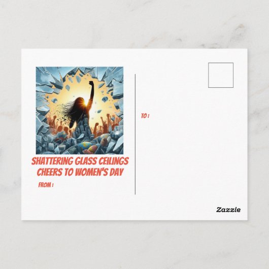 Fijne Vrouwendag Briefkaart (Achterkant)