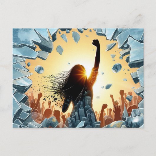 Fijne Vrouwendag Briefkaart (Voorkant)