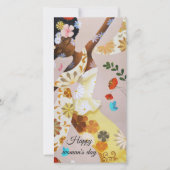 Fijne vrouwendag feestdagenkaart (Voorkant)