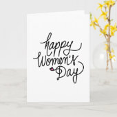 Fijne Vrouwendag Kaart (Gele Bloem)