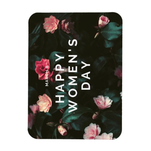 Fijne vrouwendag magneet (Verticaal)