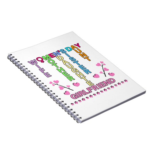 Fijne Vrouwendag Notitieboek (Rechterzijde)