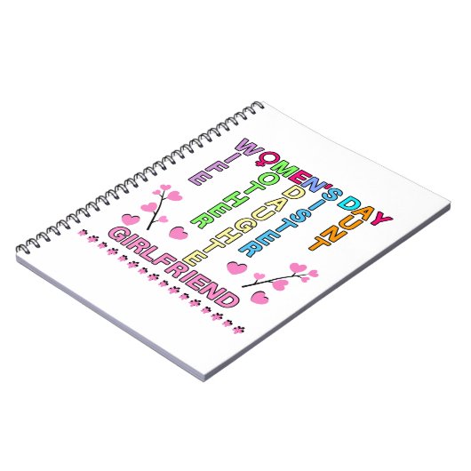 Fijne Vrouwendag Notitieboek (Linkerzijde)